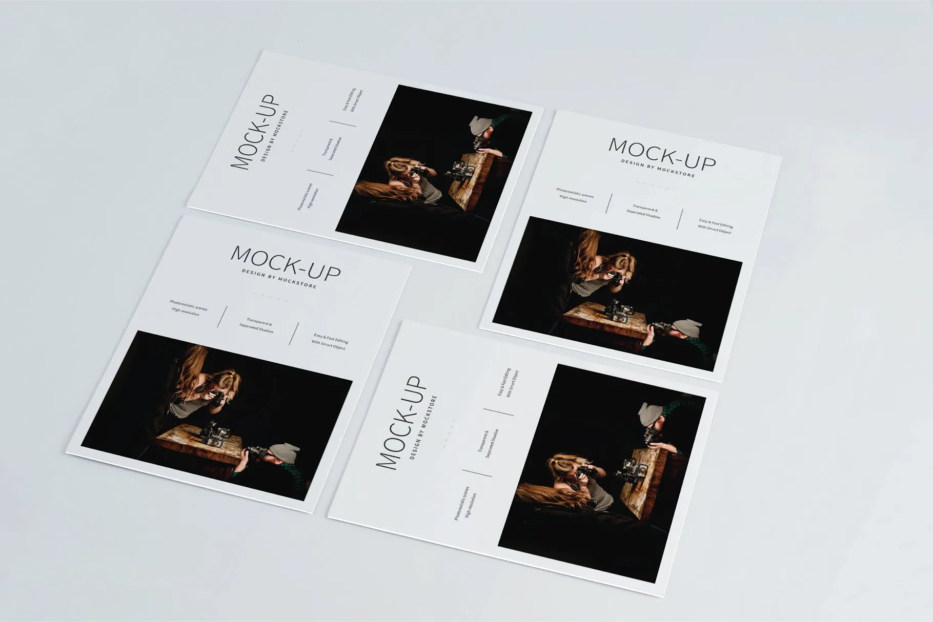 美国信纸大小的海报展示样机下载 US Letter Flyer Mock-Up [psd]插图(5)