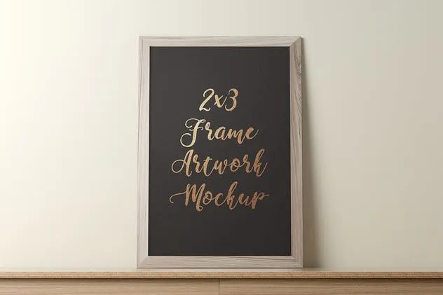 实木画框样机模板 Frame Artwork Set插图(2)