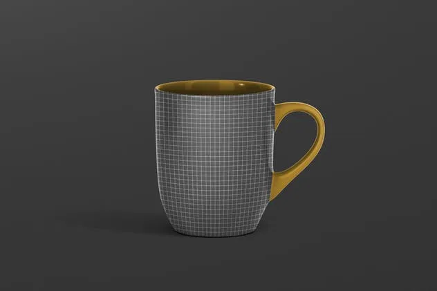 圆形光泽马克杯外观设计样机 Mug Mockup – Rounded插图(11)