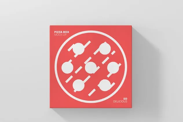 美味披萨外带包装盒子样机模板 Pizza Box Mockup – Double Pack Supermarket Edition插图(7)