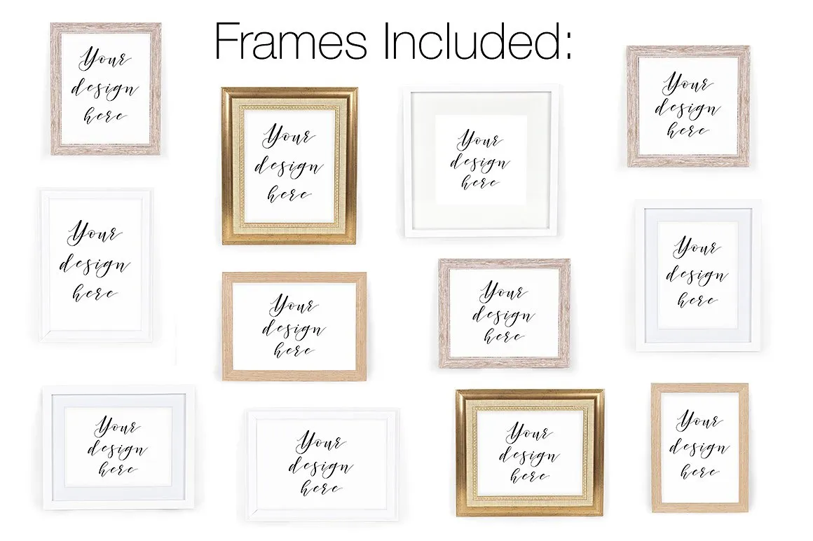 圣诞主题相框样机模板下载[PSD]插图(4)