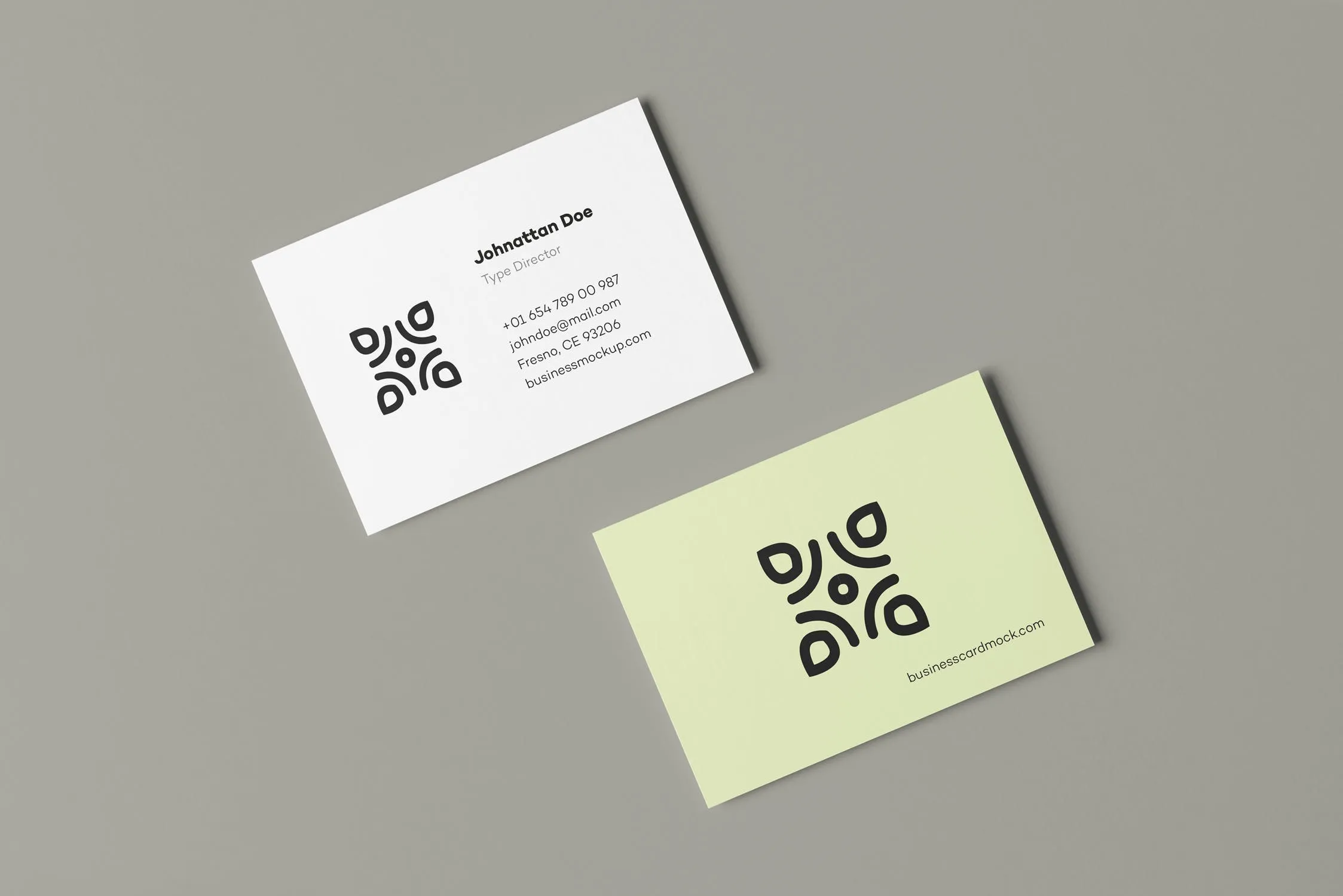 高端企业名片设计效果展示素材库精选 Business Card Mock-up 80×55插图(4)