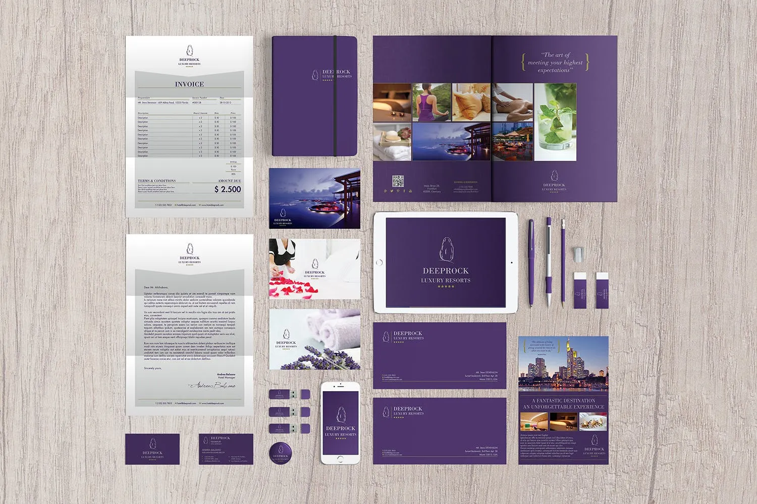 品牌VI标识设计企业办公文具素材库精选模板10 Brand Identity / Stationery Mockup 10插图(2)