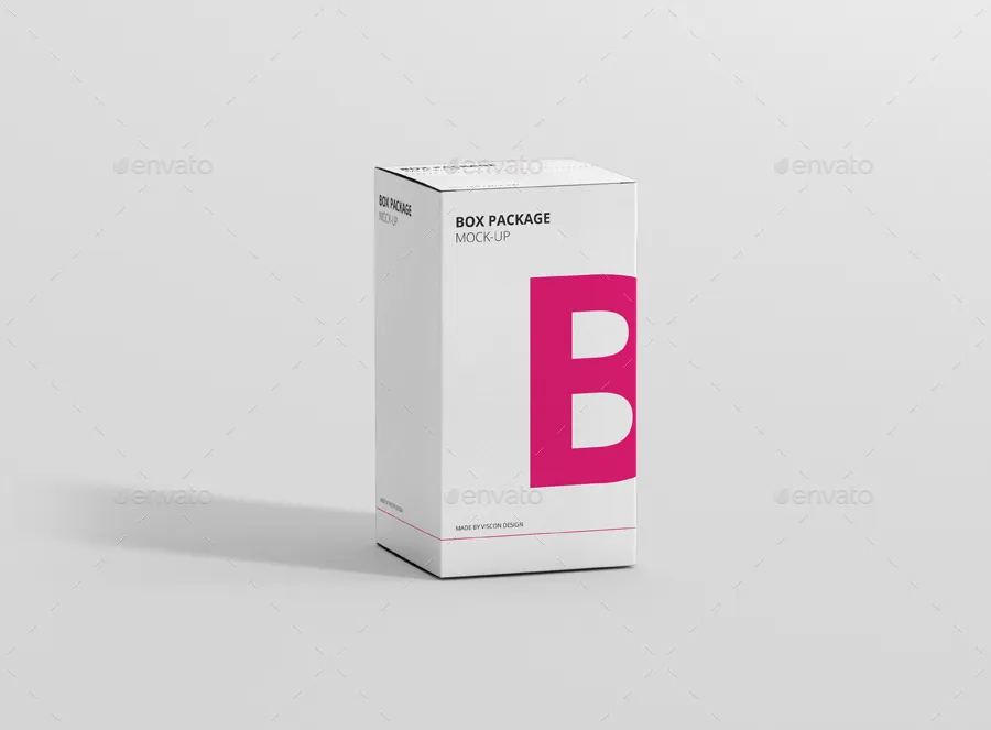 保健品药品包装外观展示样机 Package Box Mock-Up – Rectangle插图(3)