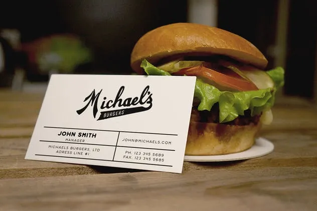 汉堡咖啡品牌样机模板 Burger Cafe Mockup插图(8)