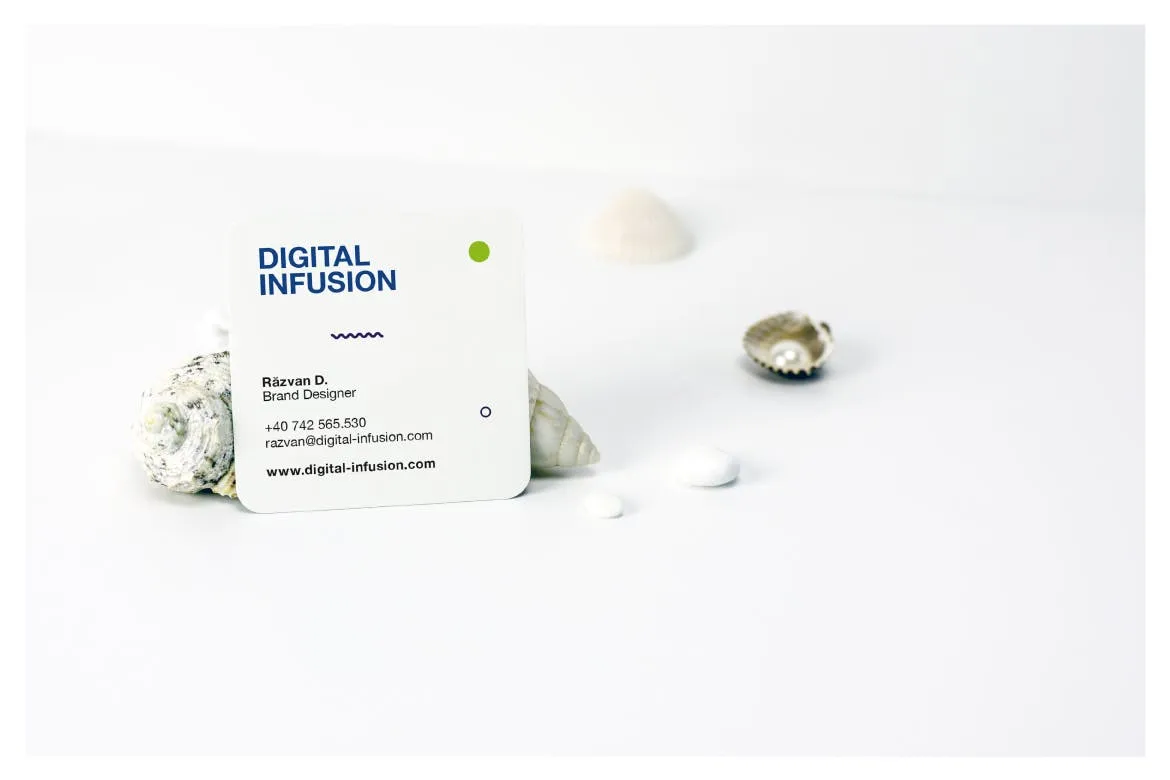 可爱清新的方形名片卡片VI样机展示模型mockups插图(3)