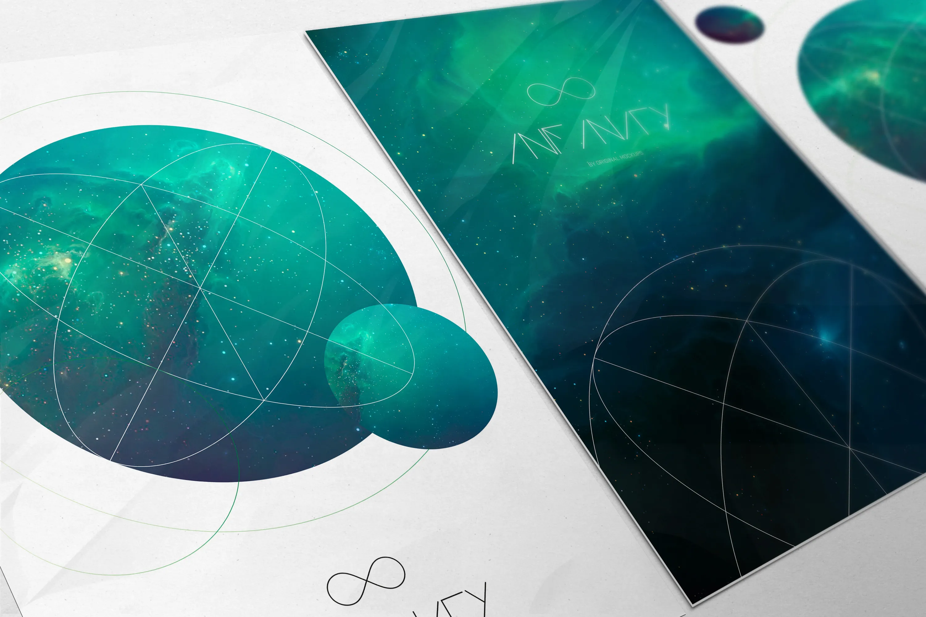 海报设计效果图样机模板4 Poster Mockup 4插图