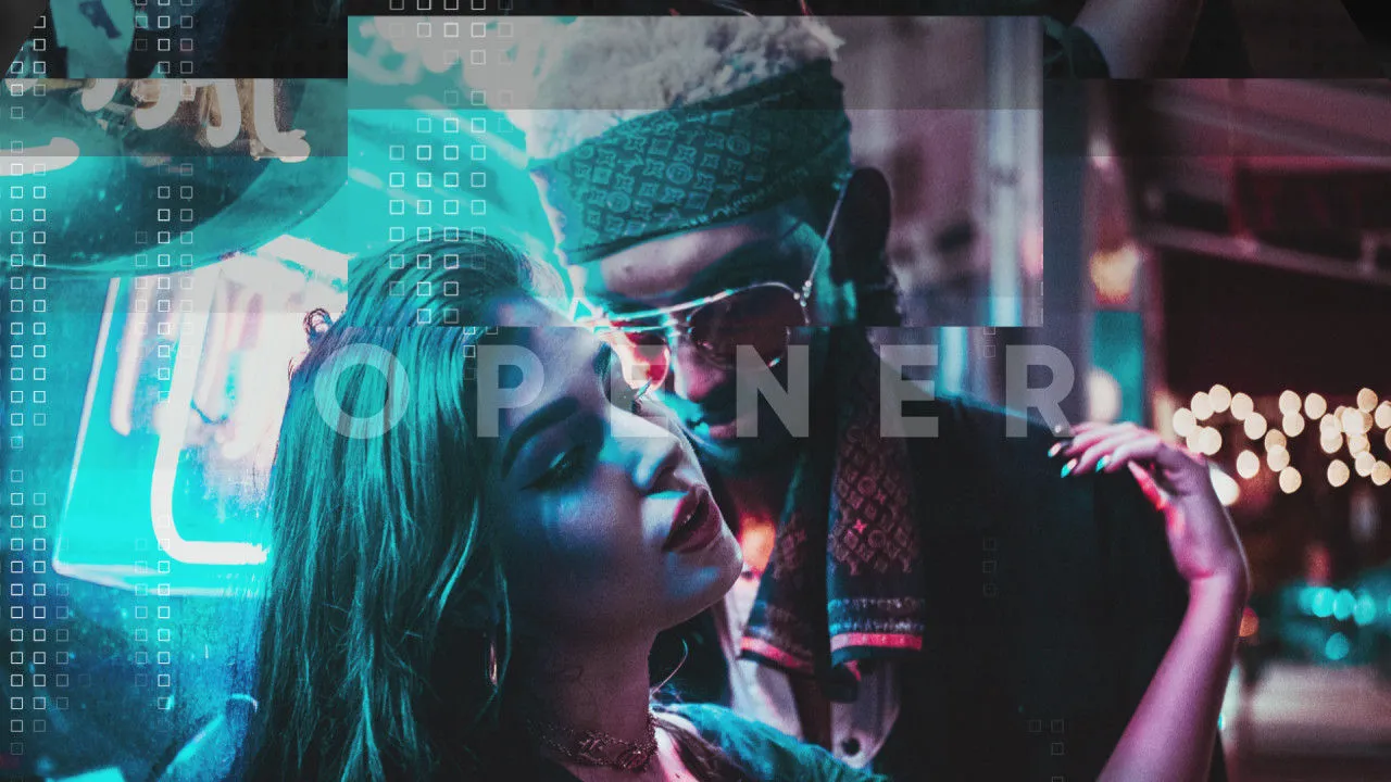 超现代的时尚开瓶器像素设计精选AE模板