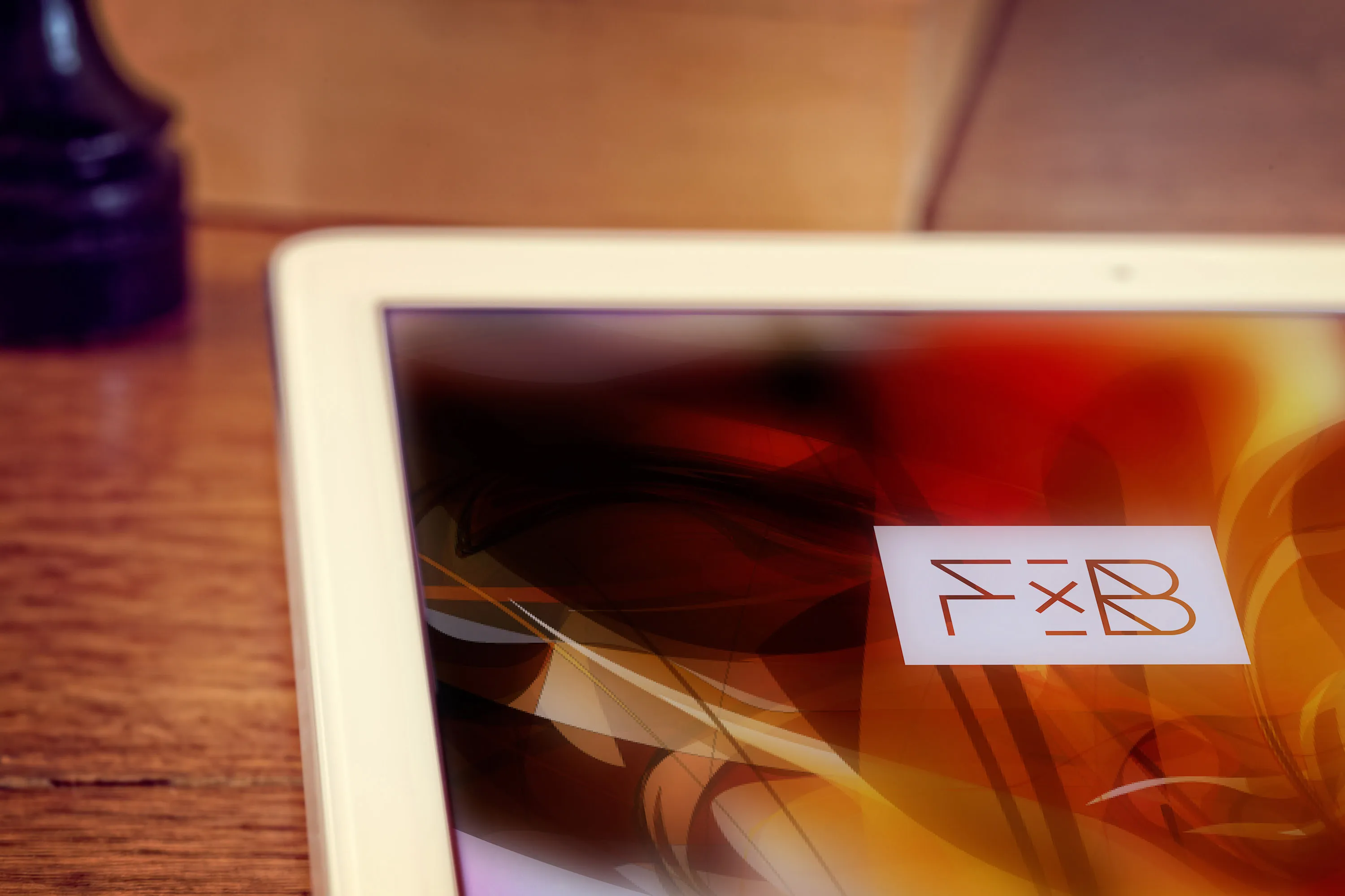 iPad Air平板电脑局部特写样机模板 iPad Air 2 Mockup