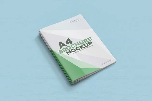 A4规格品牌杂志画册样机模板 6 A4 brochure mockup插图(2)