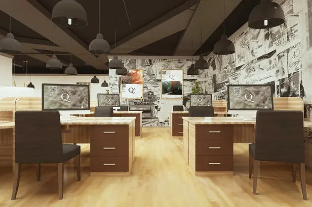 复古高档办公室品牌场景样机 Vintage Office Branding Mockups插图(10)