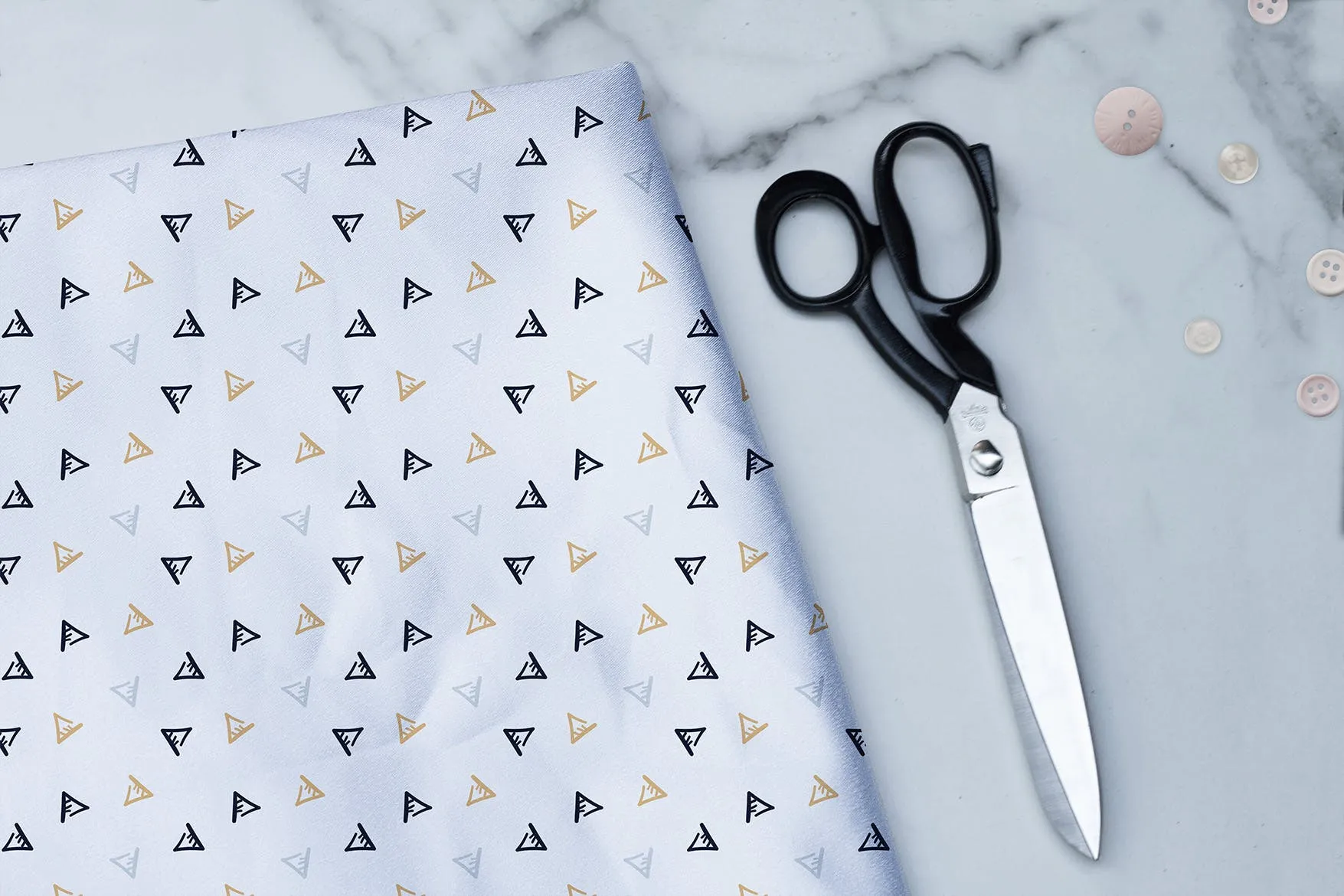 织物印花设计特写样机素材库精选模板 Fabric Closeup Mockup插图(1)