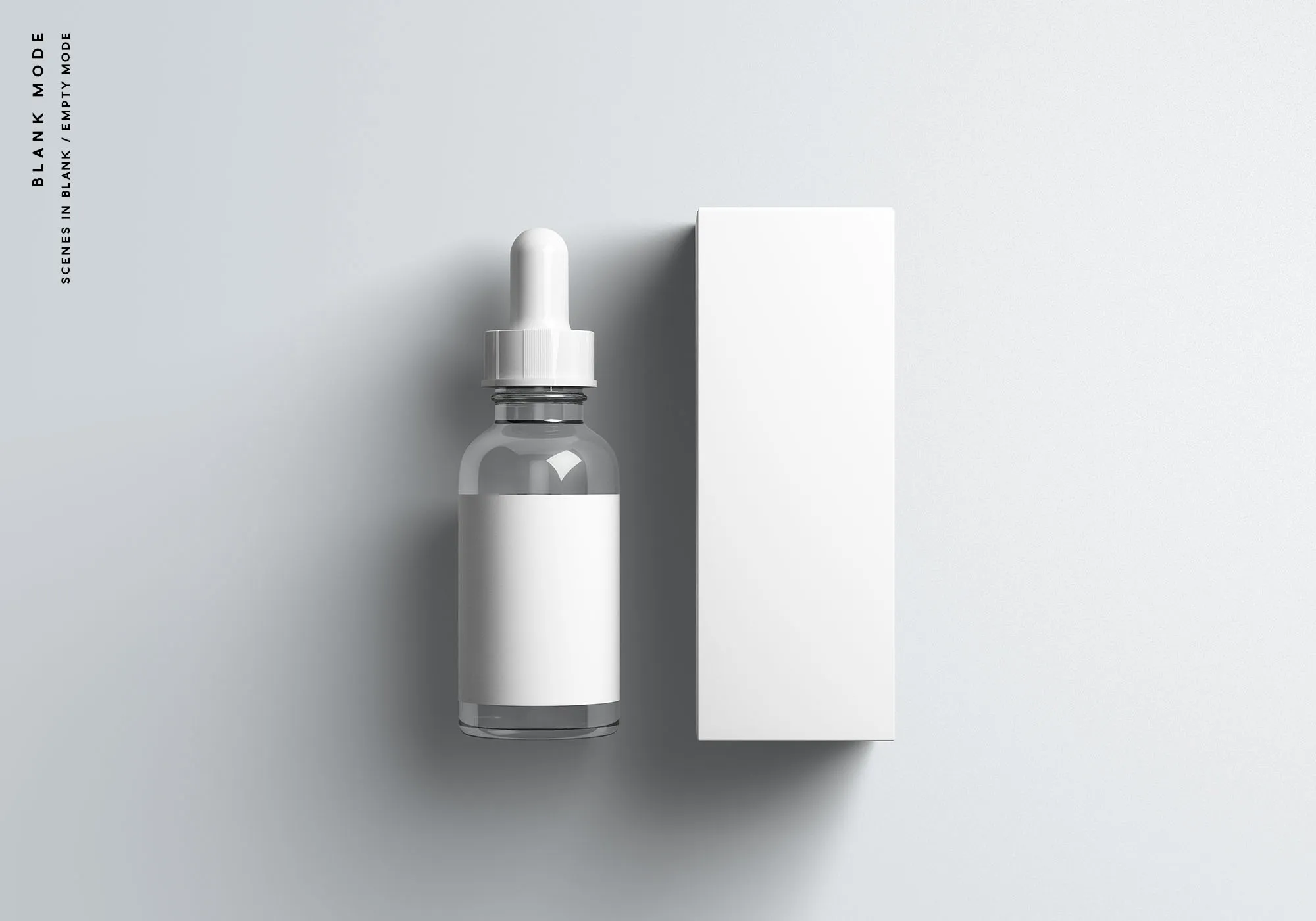 化妆品/药物滴瓶&包装外观设计样机模板 Dropper Bottle Package Mockup插图(9)