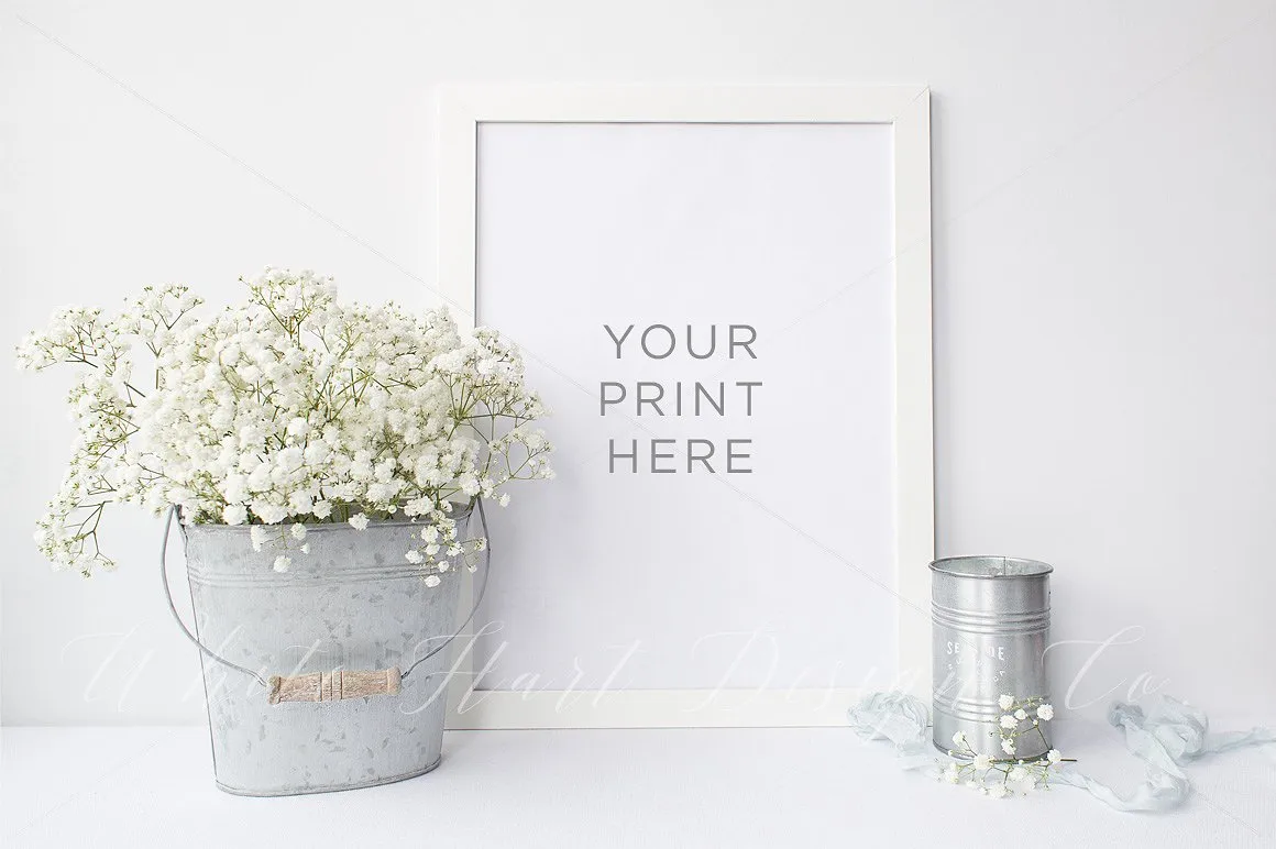 30×40厘米规格相框样机 30x40cm Frame mock up – Jpeg ONLY插图(1)