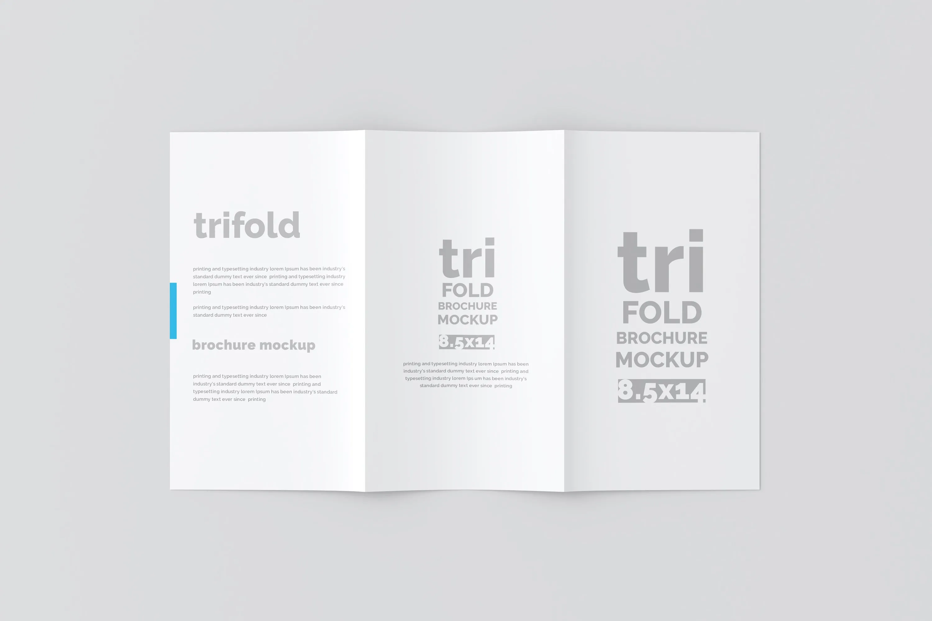 高品质的三折页小册子展示模型Mockups下载[psd]插图(3)