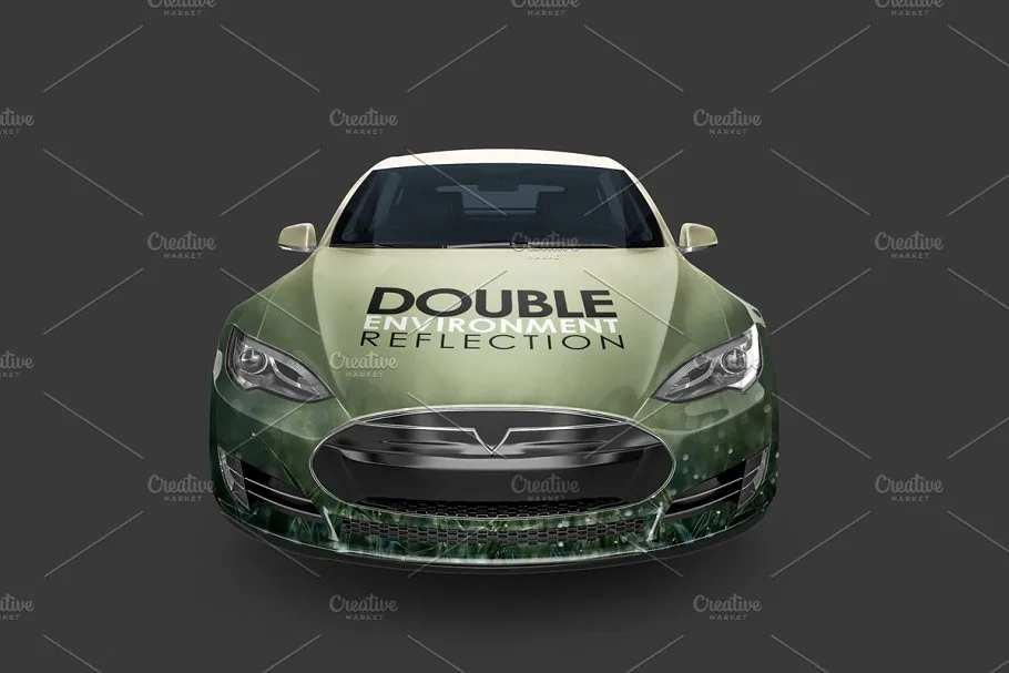 新能源充电汽车样机模板 Electric Car Mock Up插图(1)