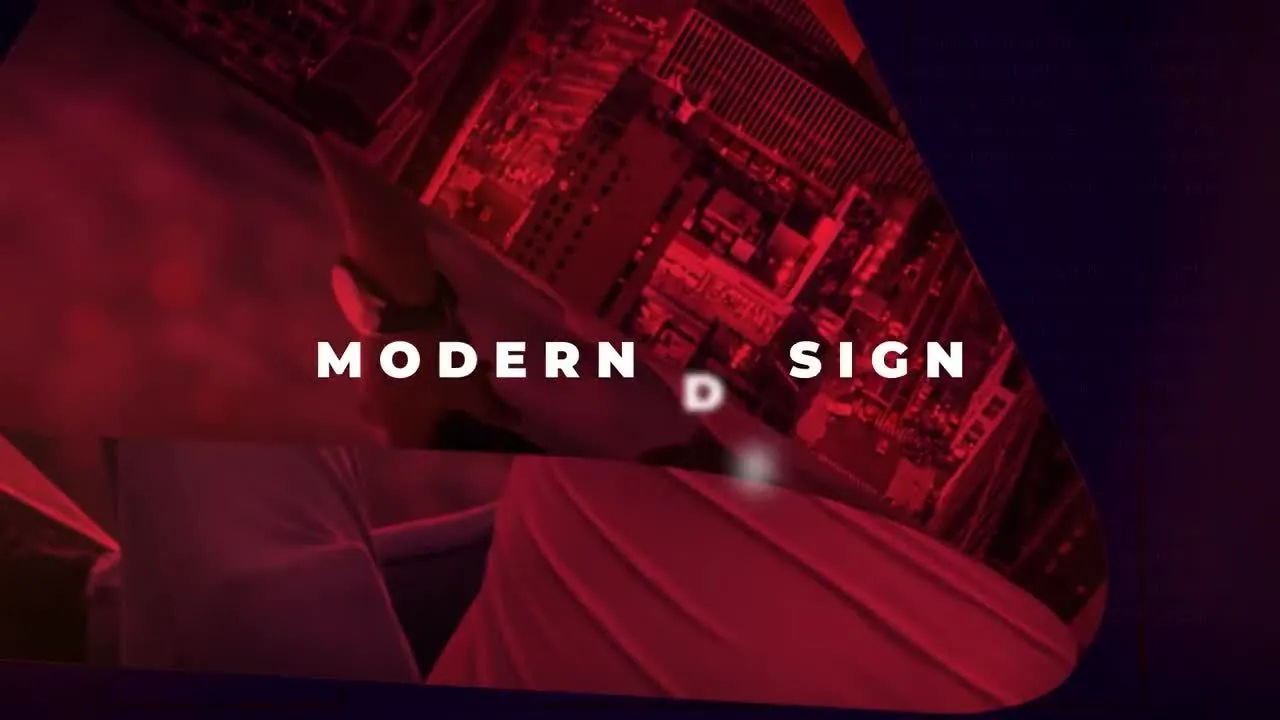 精美的页面Logo展示效果ae模板