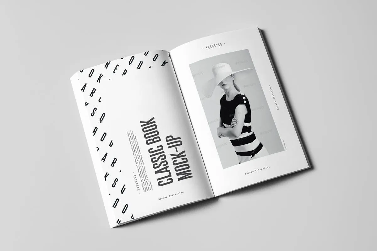 经典书籍样机模板 Classic Book Mock-up