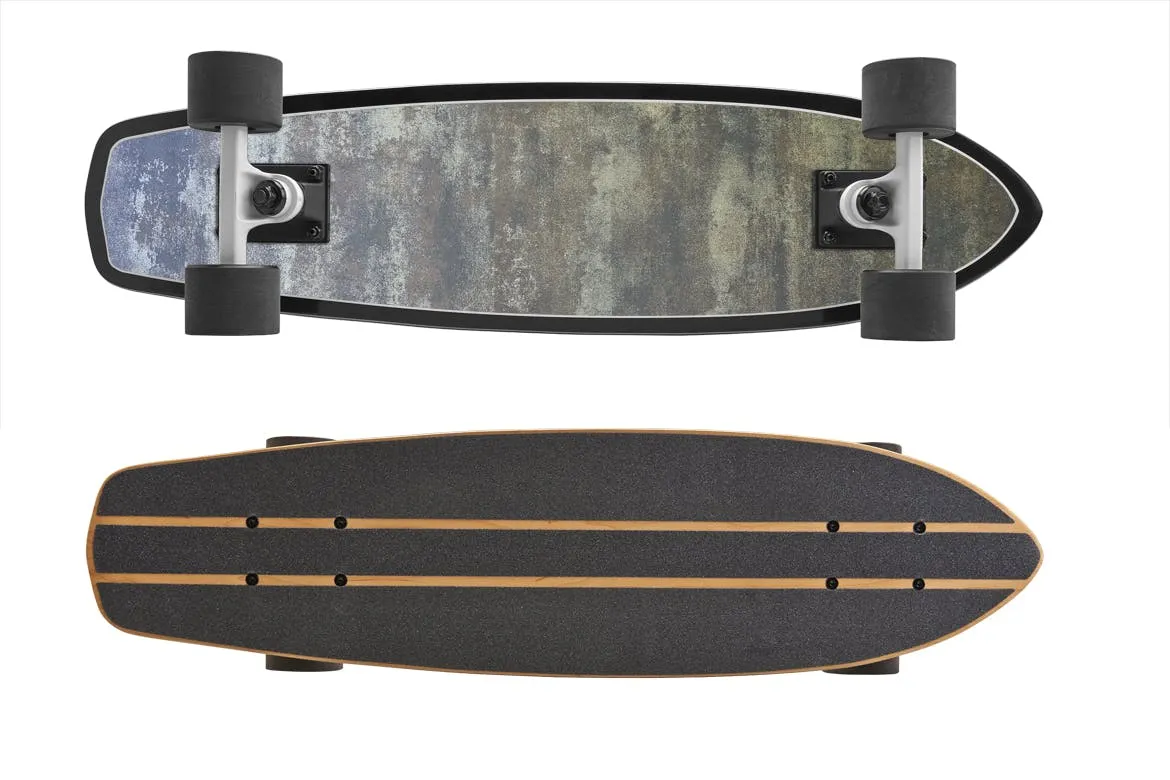 滑板外观设计俯视图&底部图样机模板 Skate_Board_Mockup插图(5)