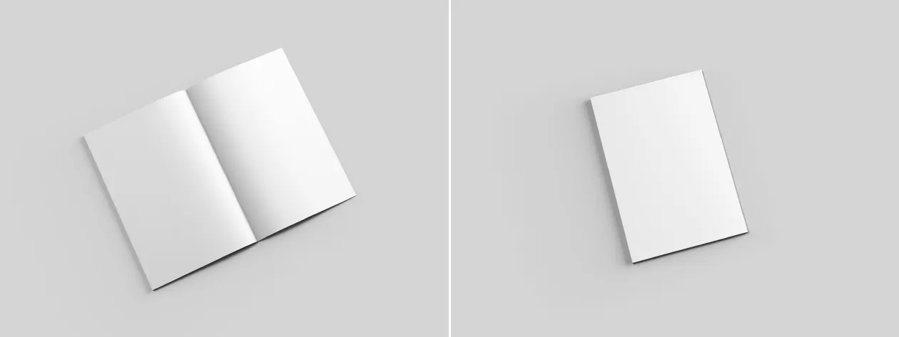 A4精装杂志封面&内页排版印刷效果图样机 A4 Magazine Mockup插图(7)