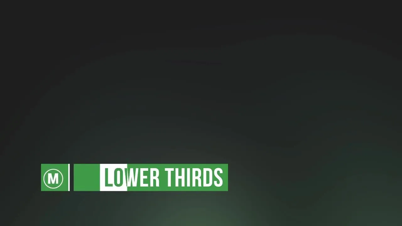 28个下三分之一动画标题像素设计精选AE模板