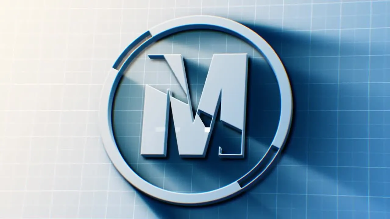 干净的3D徽标像素设计精选AE模板