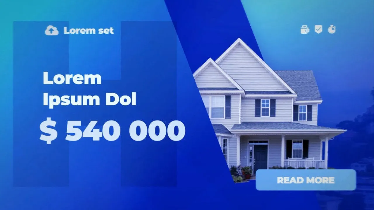 房地产经纪人宣传促销像素设计精选AE模板