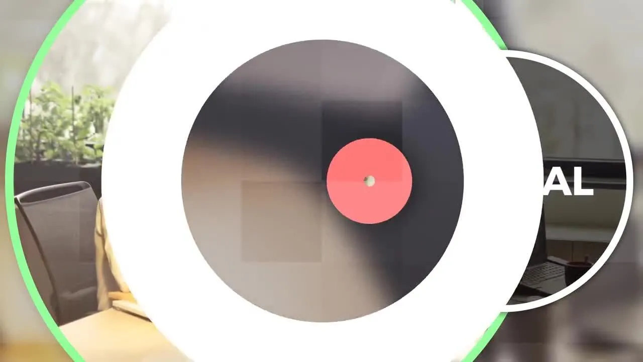 简单优雅的环形文本动画商业活动像素设计精选AE模板