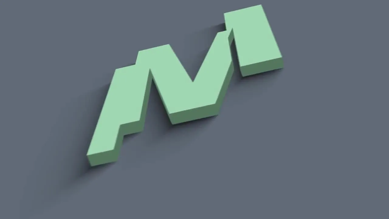 3D弹跳标志像素设计精选AE模板