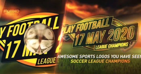 体育运动足球比赛开场片头视频像素设计精选AE模板 Soccer Sport Opener