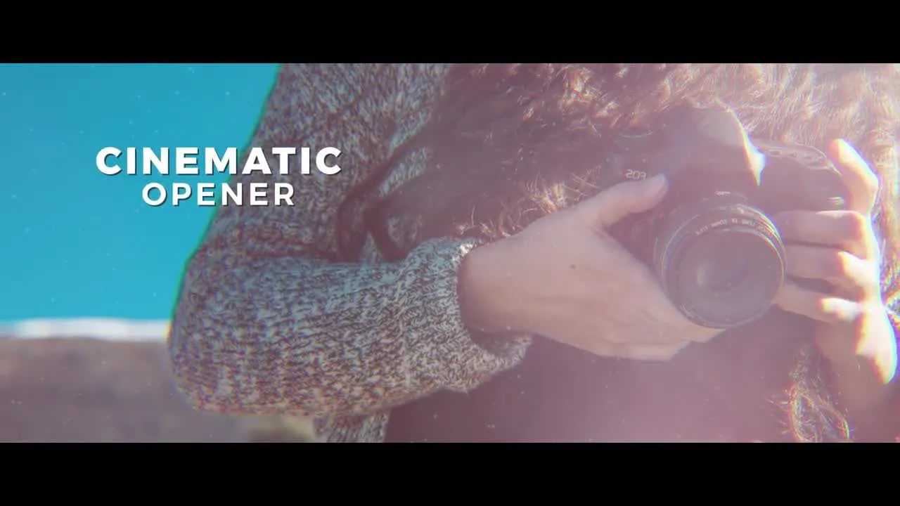 时尚炫酷电影开场白AE视频模板