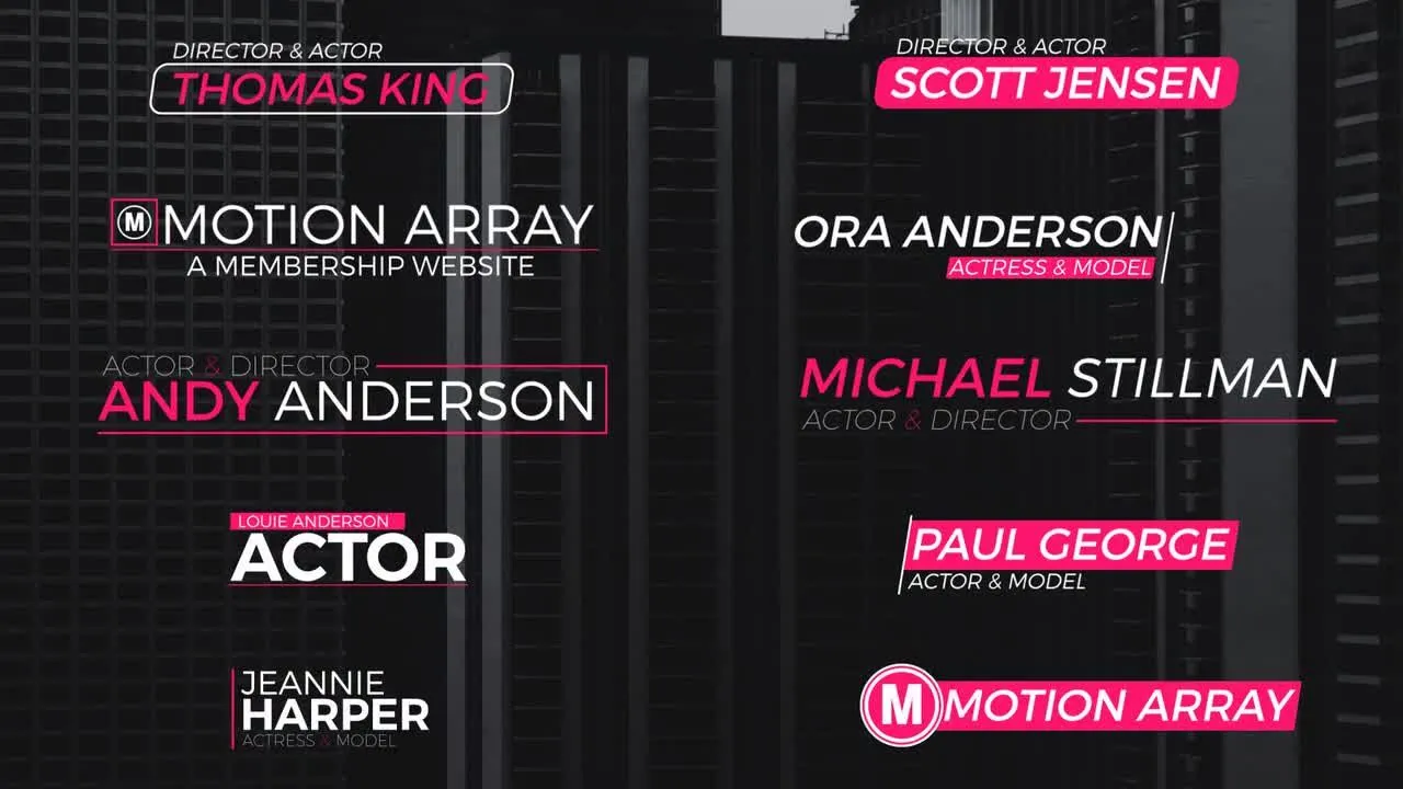 10个最小标题像素设计精选AE模板