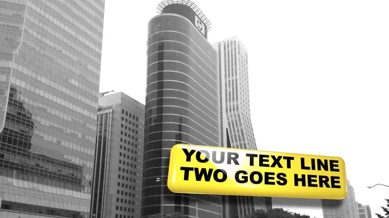 浮动3D下三分之一徽标像素设计精选AE模板