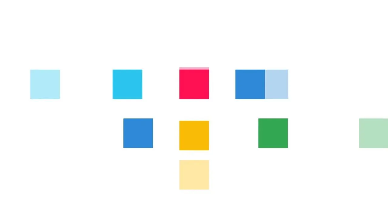 6个简单形状徽标像素设计精选AE模板