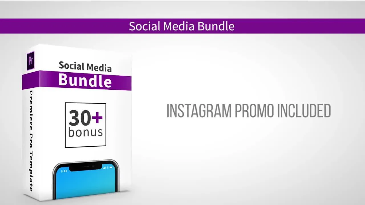 社交媒体动态动画像素设计精选AE模板