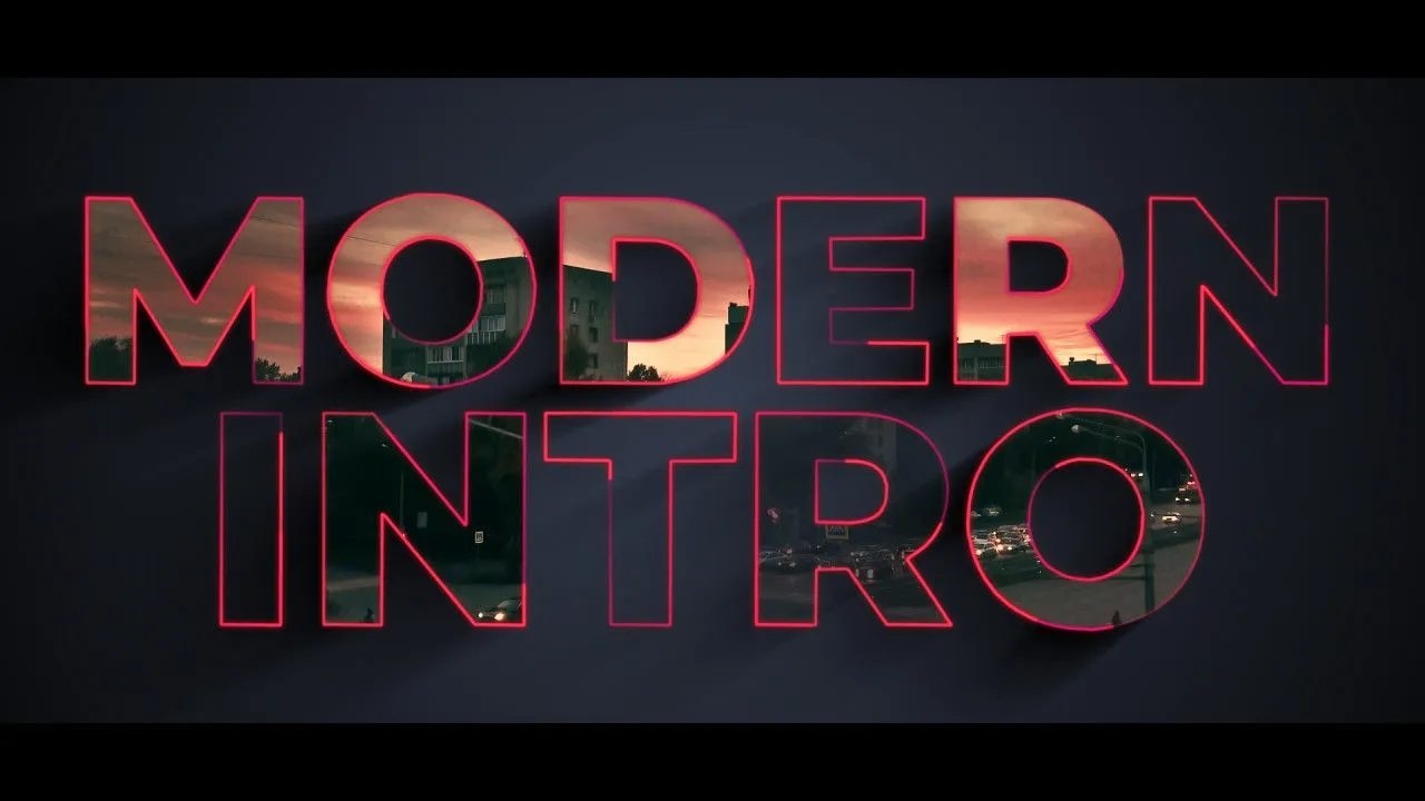 6个现代时尚的促销活动片头像素设计精选AE模板