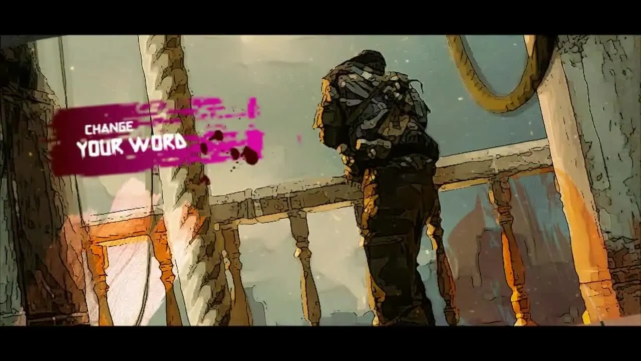 清爽风格的冻结帧幻灯片像素设计精选AE模板