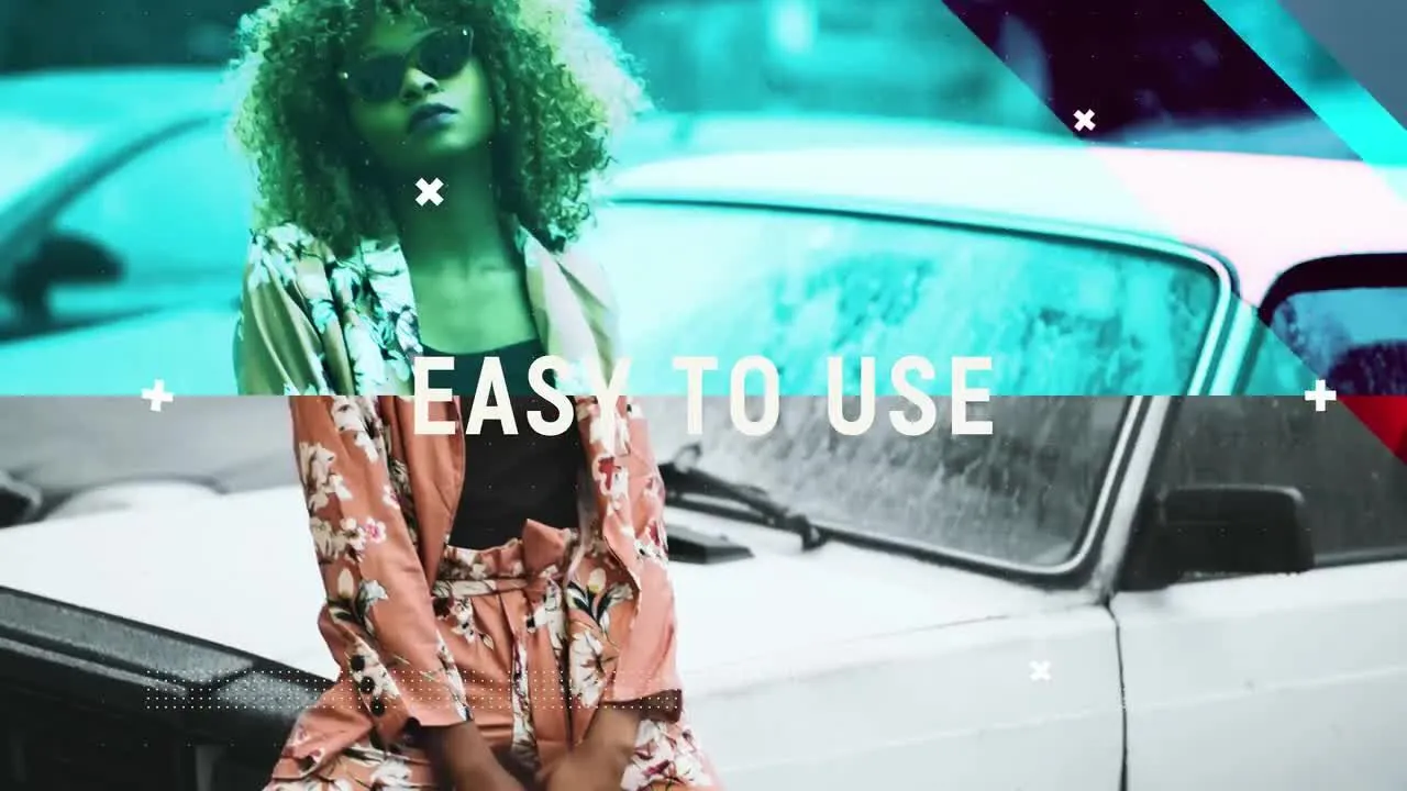 新潮过渡效果的现代开启者像素设计精选AE模板