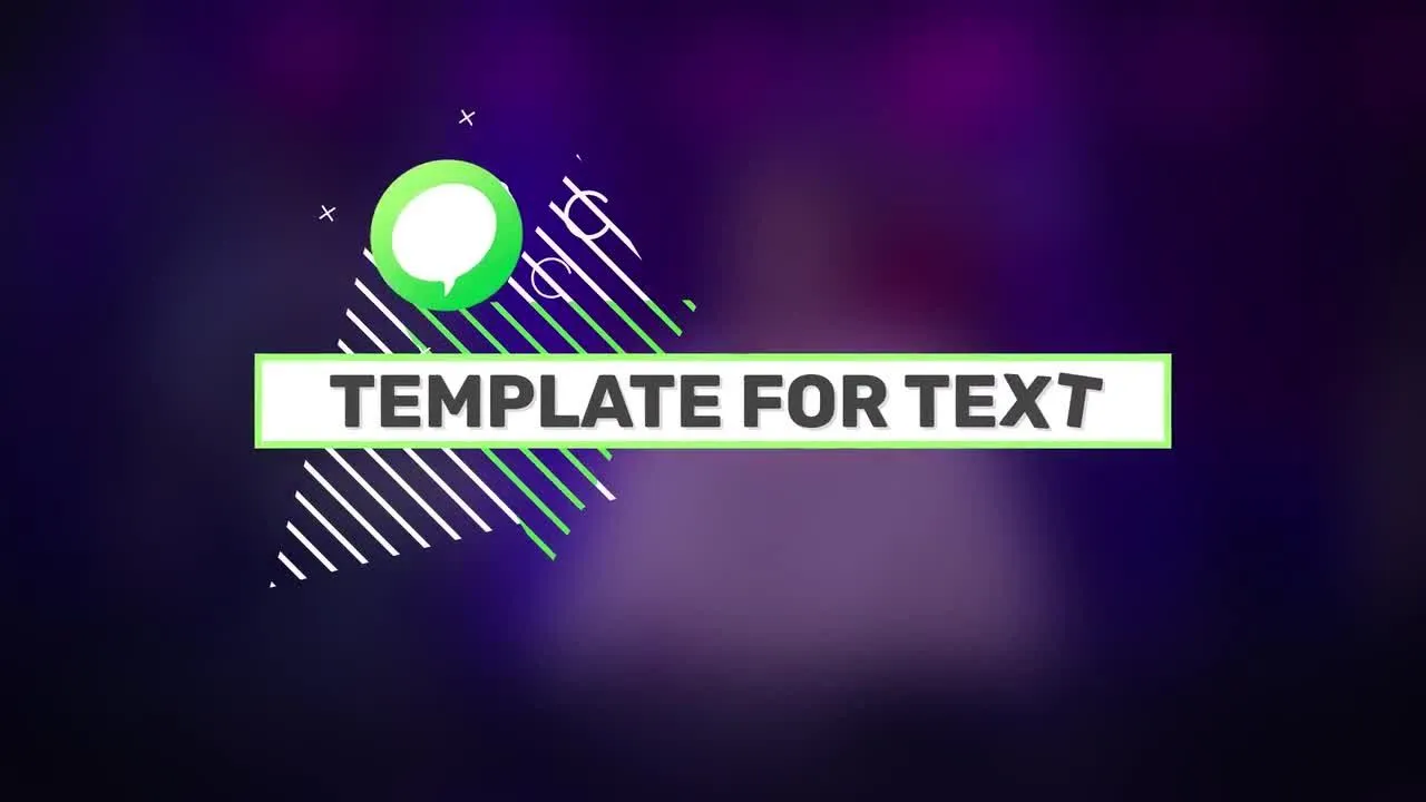 彩色形状标题广告促销像素设计精选AE模板