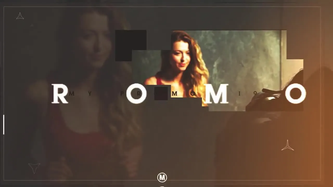 时尚设计动画幻灯片照片视频像素设计精选AE模板