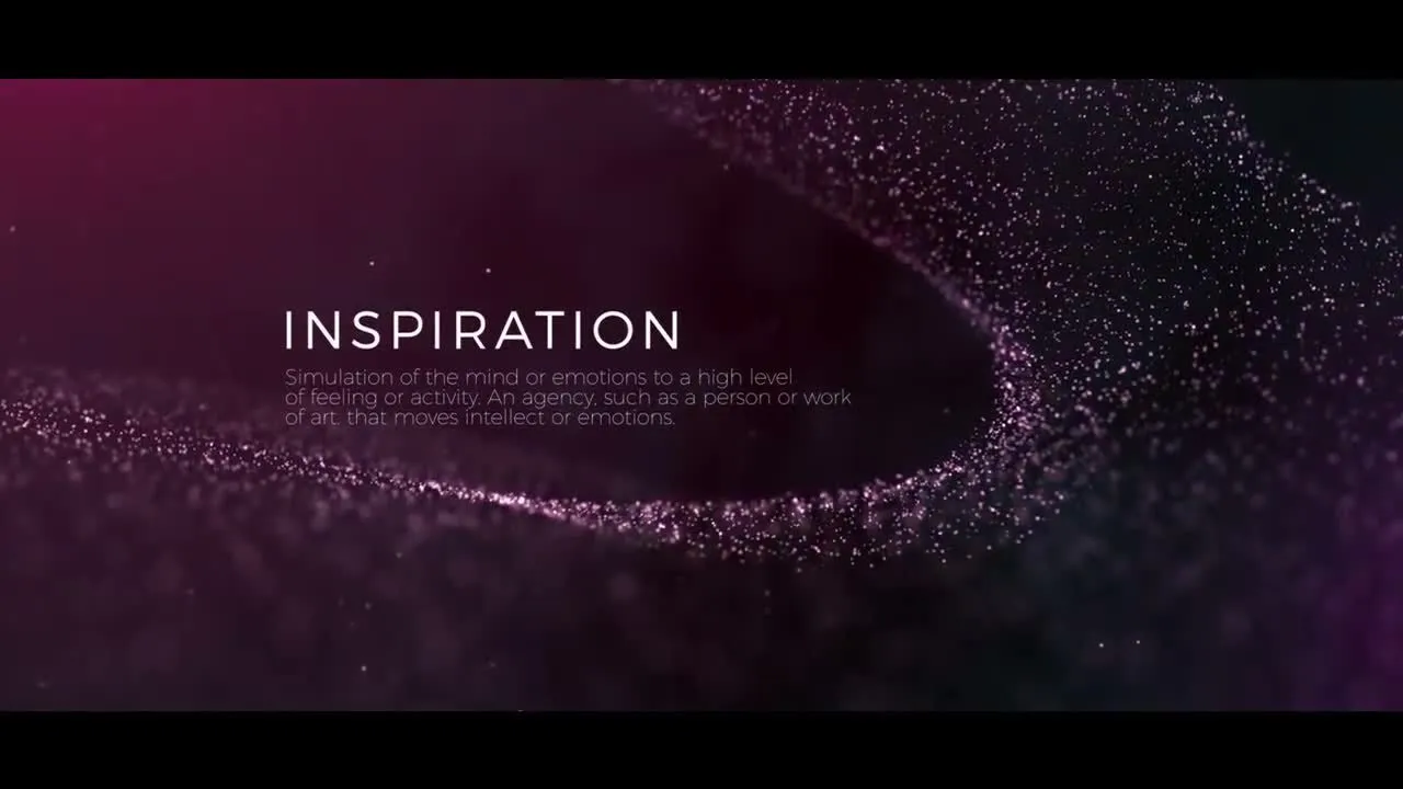 美丽的粒子标题模板像素设计精选AE模板