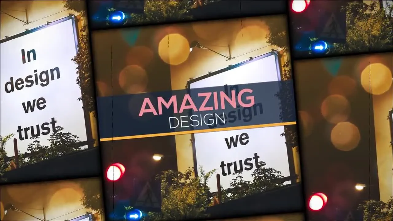 Filmstrip幻灯片像素设计精选AE模板