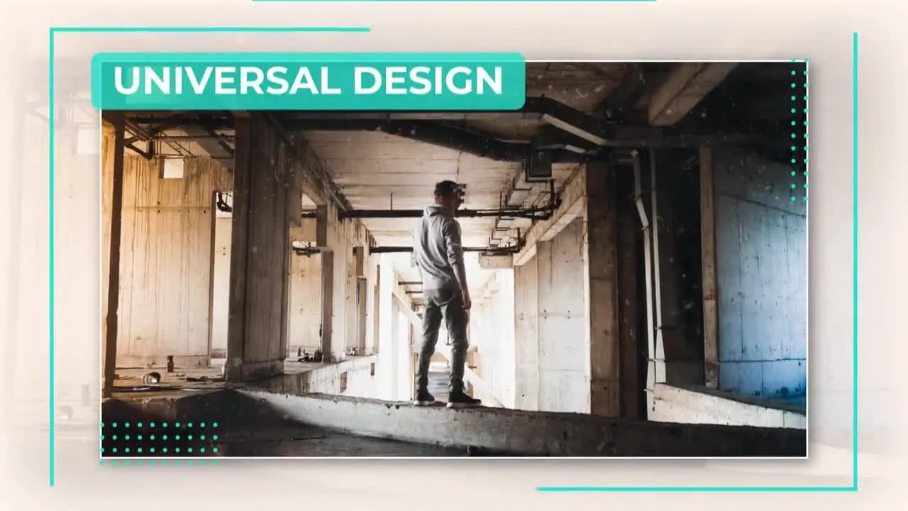 现代旅游度假照片展示像素设计精选AE模板