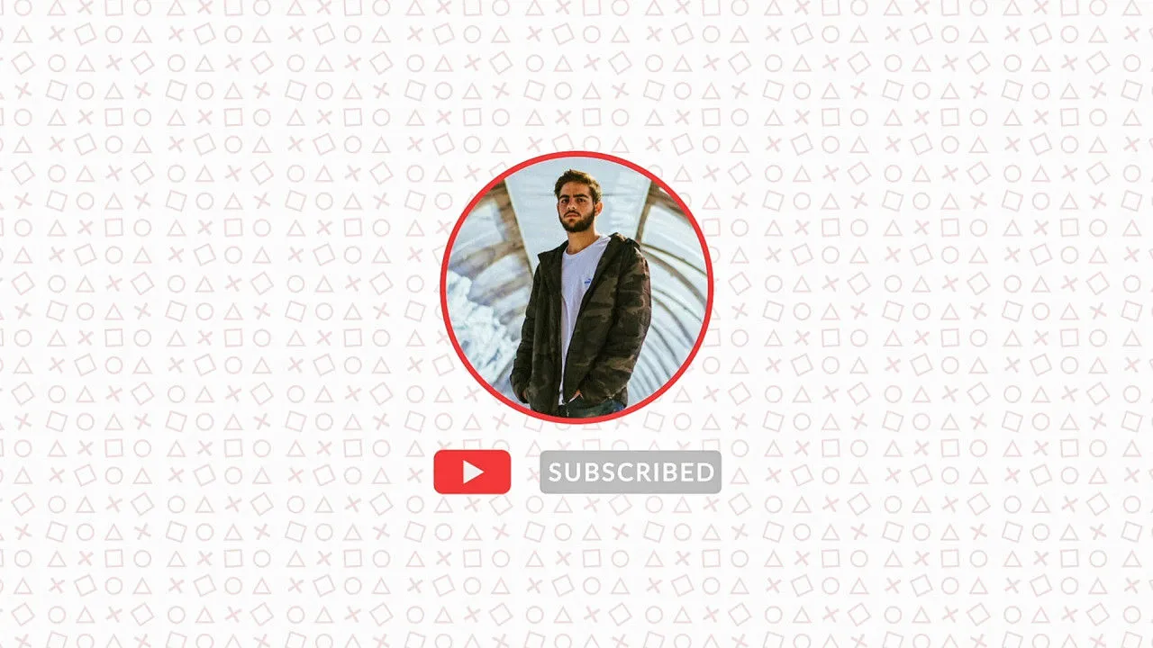 简洁创意的YouTube促销像素设计精选AE模板