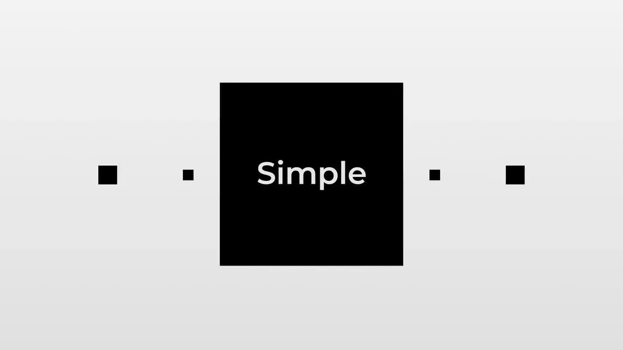 简约的企业标志像素设计精选AE模板