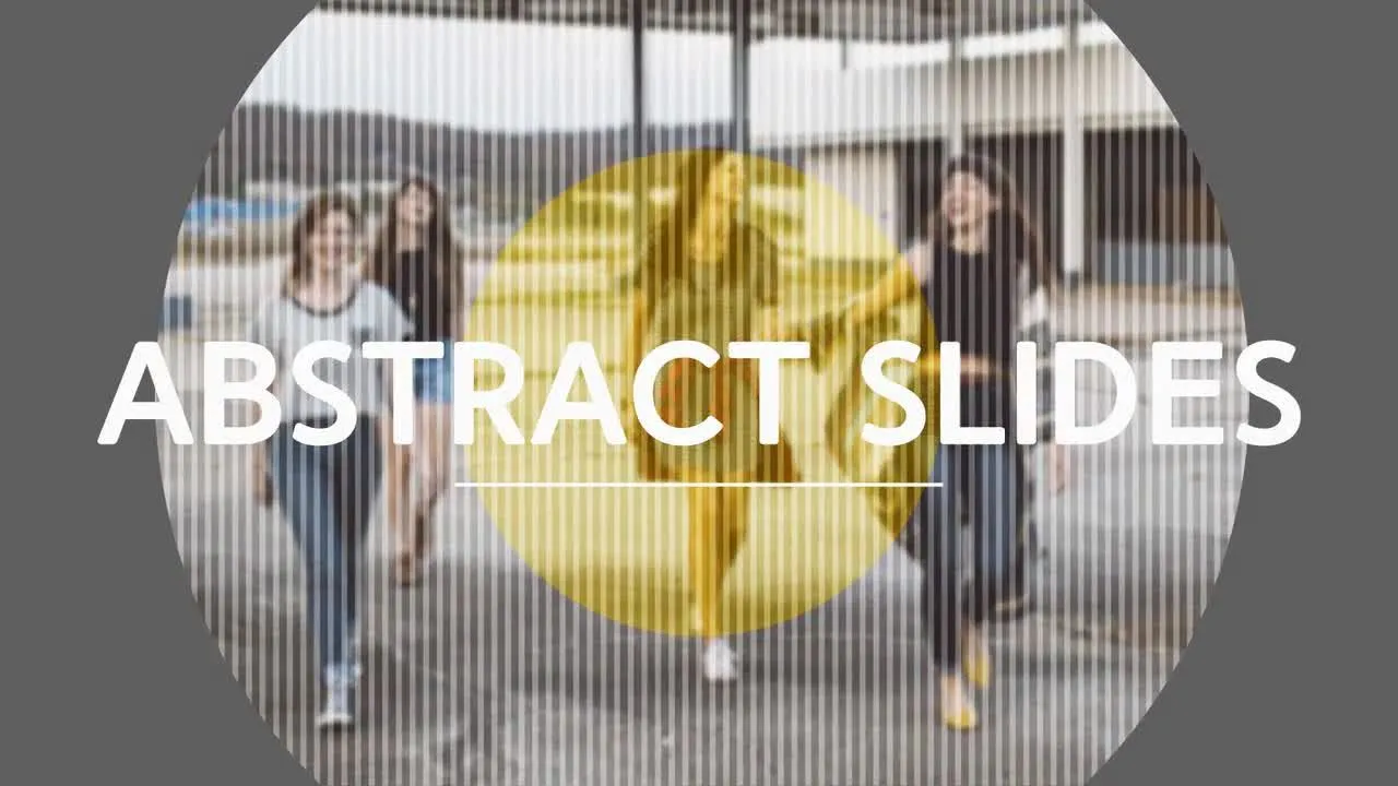 色彩鲜艳的抽象幻灯片像素设计精选AE模板