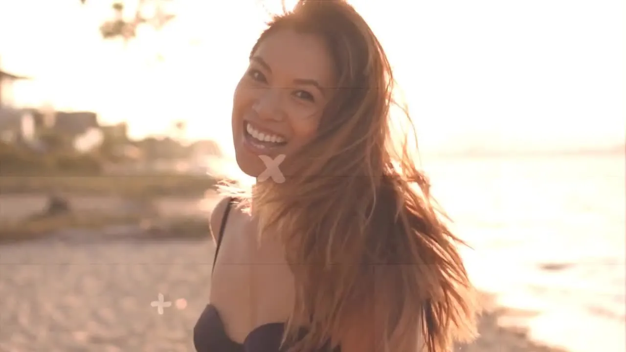 快乐的夏天幻灯片像素设计精选AE模板