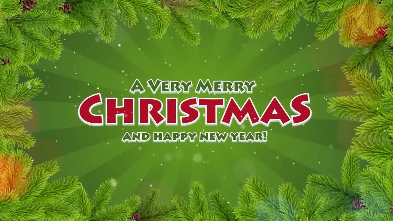 动态圣诞幻灯片像素设计精选AE模板