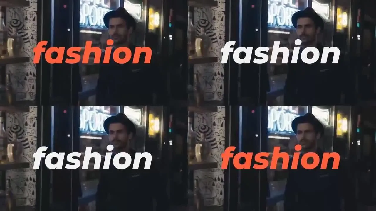 快速创意动画时尚演示像素设计精选AE模板