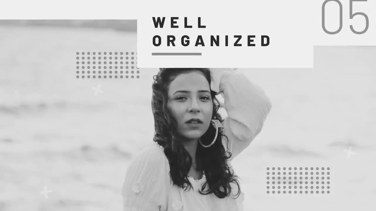 现代设计的清洁幻灯片像素设计精选AE模板